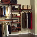 Closet Storage Hanging Great Closet Storage Idea With Hanging Shoe Rack And Metal Hangers Feat Wooden Suitcase Shelf Closet  Well Organized Closet Storage Ideas For Fashionable Look 