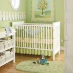 Wall Paint Contemporary Green Wall Paint Color Also Contemporary Crib And Storage Unit Design Plus Oval Area Rug Feat Tree Wall Decor In Charming Baby Boy Nursery Idea Kids Room Awesome Baby Boy Nursery Room Ideas