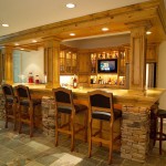 Bar Design Comfortable Home Bar Design Focus On Comfortable Extra Tall Leather Bar Stools And Wooden Pillar Feat Great Recessed Lights Furniture  Striking Extra Tall Bar Stools That Can Provide Comfort 