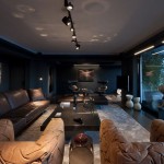 Mysterious Interior Room Horror Mysterious Interior Apartment Living Room Design With Black Leather Sofa Furniture Color Metal Table And Sculpture Ideas Apartment Spacious Two-Bedroom Apartment With Dramatic Interior Design