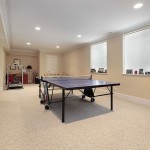 Finishing Ideas Modern Impressive Basement Finishing Ideas Decorated With Modern Design Completed With Ping Pong Table And Cream Wall Color Design Ideas Basement Basement Finishing Ideas Leading To Stunning Results