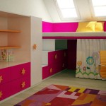 Pink Interior Room Impressive Pink Interior Of Kid Room Ideas For Girls Furnished With Cupboards And Cabinets Completed With Yellow Pedestal Chair On Thick Rug Kids Room 15 Trendy Kids Room Ideas For The Bold Modern Home