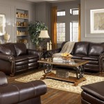 Rustic Living For Impressive Rustic Living Room Ideas For A Living Room With Wooden Floor Brown Leather Couches With Pillows Book Shelves And Coffee Table Living Room Majestic Rustic Living Room With Delicate Beauty