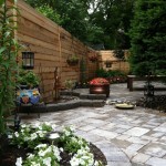 Touches For Ideas Impressive Touches For Small Backyard Ideas With Wooden Panels And Traditional Floor Lamp Backyard Small Backyard Ideas For You Who Love Simplicity