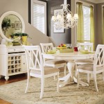 Dining Room Furnitures Inspiring Dining Room Applying White Furniture With Pedestal Round Dining Room Tables And Chairs Furnished With Cupboard Plus Chandelier Lighting Dining Room Perfect Round Dining Room Tables
