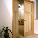 Natural Interior Applying Inspiring Natural Interior Wood Doors Applying Silver Knob Of Entrance Matched With White Wall Color And Furnished With Vase Plants Decorations Interior Design The Possible Combination Of The Interior Wood Doors