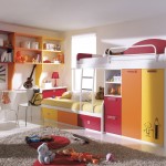 Colorful Boy With Interesting Colorful Boy Bedroom Ideas With Bunk Bed Combined With Cupboard Furnished With Longue Desk Plus Chairs And Completed With Grey Soft Rug Bedroom Boy Bedroom Ideas Which Comes With Interesting Design