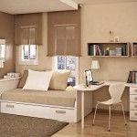 Cream Kids Ideas Interesting Cream Kids Room Paint Ideas With Single Bed On White Platform Furnished With Sectional Desk And Wall Cabinet And Completed With Grey Thick Rug Kids Room Colorful And Pattern Kids Room Paint Ideas