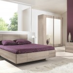Nature Design Bedroom Interesting Nature Design Of Queen Bedroom Sets With Purple Queen Bed Covers Also Pillows Completed With Nightstand And Twin Night Lamps And Furnished With Flat Screen TV Bedroom Queen Bedroom Sets For The Modern Style