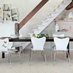Simple Parsons Dining Interesting Simple Parsons Expandable Wooden Dining Table Design Ideas With Modern Molded Plastic Designer Chairs In White Color Also Good Tigress Soft Style Carpet Colors Dining Room Choosing The Right Dining Room Tables