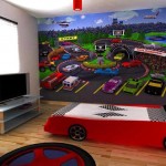 Room Decor Designs Kids Room Decor For Boys Designs Ideas With Cool Race Car Themed Also Creative Race Car Wall Art Design Plus Wood Flooring Bedroom Ideas And Simple Wooden Cupboard Design Ideas Decoration Kids Desire And Kids Room Decor