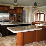 Collection Present Tile Kitchen Collection Present Contemporary Floor Tile Idea And Large Island With Cook Top Feat Trendy Black Pendant Lighting Kitchen Luxury Kitchen Bath Decoration With Gorgeous Collection Style