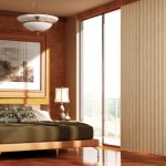 Floor Decorate With Laminate Floor Decorate Bedroom Equipped With Full Size Bed Plus Pillows Paired With Fashionable Sliding Door Blind Decoration  Blinds As Beautiful Covering For Sliding Glass Doors 