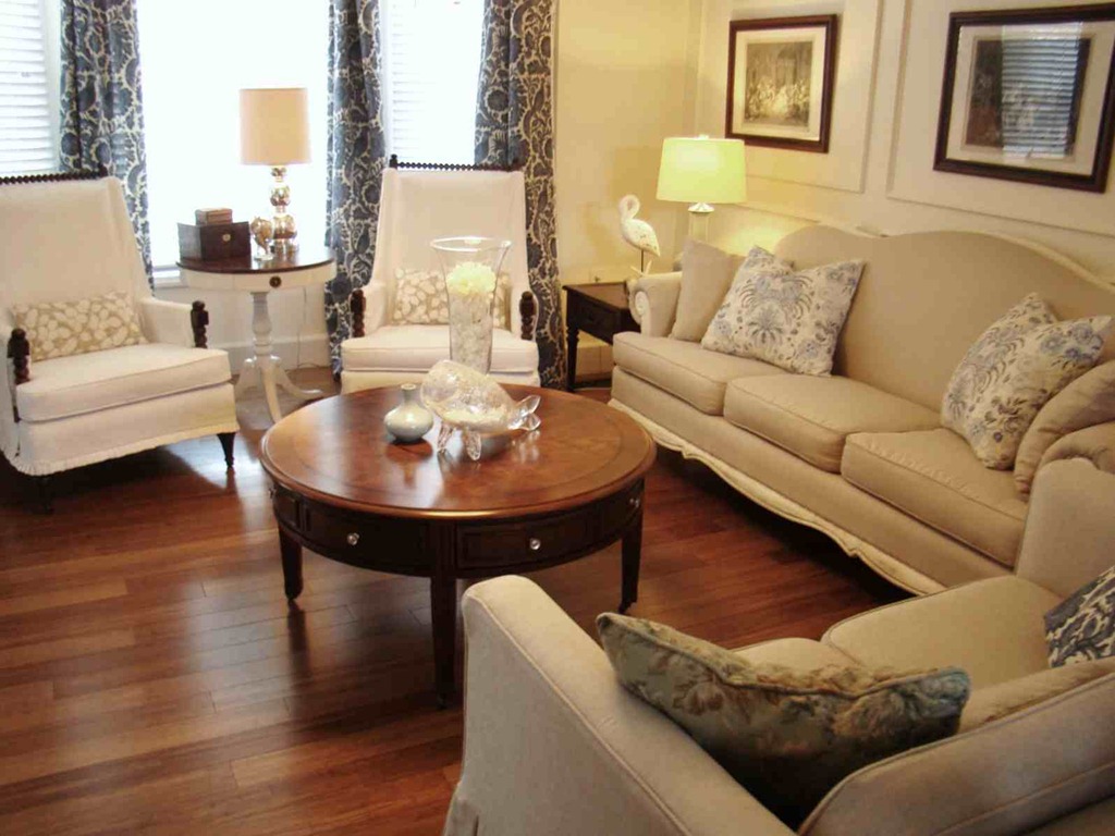 Room Design Living Living Room Design For Vintage Living Room Ideas With Wooden Floor Couches With Pillows And Round Coffee Table With Drawers Living Room 10 Vintage Living Room With Chic Contemporary Furniture