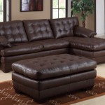 Room Featured Leather Living Room Featured Contemporary Brown Leather Sofa And Tufted Ottoman Idea Plus Trendy Rectangular Rug Design Furniture  Rediscovering The Elegancy By 10 Brown Leather Sofas 