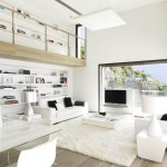 Room With View Living Room With Cliff Outside View And Sleek Interior Design Furniture With White Paint Plus Futuristic Area Rug 10 Elegant Contemporary Furniture That Help Brighten The Space
