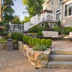 Patio Ideas Custom Lovely Paver Patio Ideas Decorated With Custom Style Completed With Outdoor Sofa Design In Classical Touch For Inspiration Backyard Paver Patio Ideas For Enchanting Backyard