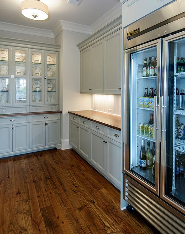 Design With Door Magnificent Kitchen Design With Cool Glass Door Fridge Wooden Floor White Painted Walls And White Kitchen Cabinets Decoration Stylish Glass Door Fridge To See What Is Inside