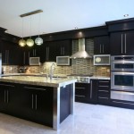 Black Cabinets Colored Marvelous Black Cabinets Design Also Colored Pendant Lighting Feat Modern Kitchen Sink Idea And French Door Refrigerator Style Kitchen 20 Elegant And Beautiful Kitchens With Black And White Curtains