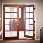 Interior Wood Dark Marvelous Interior Wood Doors In Dark Brown Color Combined With Clear Glass Screen And Furnished With Knob In Golden Color Interior Design The Possible Combination Of The Interior Wood Doors