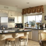 Kitchen Design Wall Marvelous Kitchen Design With Pastel Wall Paint And Double Window Used Amusing Kitchen Curtain Ideas And Cool Counter Model Closed Stools Kitchen Guide To Choose The Appropriate Kitchen Curtain Ideas