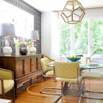 Century Dining Feat Mid Century Dining Chairs Design Feat Geometric Lamp Shade Idea And Round Glass Table Plus Antique Buffet Dining Room  Brought In Classic Mid Century Dining Chair Is Ready To Enjoy 