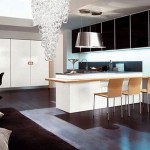 Architecture Interior Two Minimalist Architecture Interior Design With Two Tier Kitchen Island Also Black Laminate Floor Plus Stylish Panton Chairs Architecture Outstanding Contemporary Home With Cozy Interior Designs