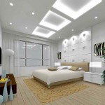 Bedroom Interior With Minimalist Bedroom Interior Design Decorated With Modern Style Using White Furniture And Modern Ceiling Lights Modern Ceiling Lights With Hanged Pendant Fixtures And Curved Contemporary Style Lighting