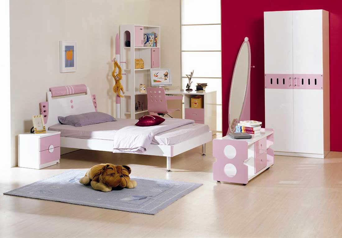 Color Design Idea Modern Color Design Kids Bedroom Idea With White Modern Closet Kids Bedroom Furniture Sets Along With White And Magenta Wall Color Kids Bedroom Decorating Bedroom Kids Bedroom Sets: Combining The Color Ideas