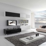 Living Room A Modern Living Room View Of A House With White Marble Floor White Painted Walls White Curtained Glass Walls And Flat Screen TV For Home Interior Design Ideas Architecture Extraordinary Home Design In Modern Interior Style