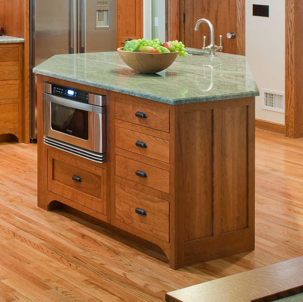 Portable Kitchen Sink Modern Portable Kitchen Island With Sink Plus Under Counter Microwave And Compact Cabinets Also Unique Wood Flooring Design Kitchen  Interesting Information On Under-Counter Microwave 