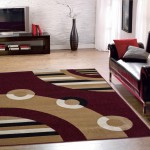 Small Living Interior Modern Small Living Room Design Interior With Extraordinary Leather Sofa And TV Cabinet Completed With Contemporary Area Rugs Interior Design Contemporary Area Rugs With A Patterned Wooly Material To Create A Warm Nuance