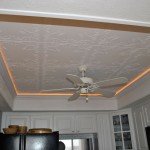 White Flush Fan Modern White Flush Mounted Ceiling Fan Attached On Decorative Ceiling Tile With Dim Recessed Lighting Decor Decoration  Decorative Ceiling Tiles Present Gorgeous Ceiling 