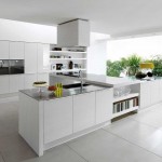 White Themen Ideas Modern White Themed Kitchen Remodel Ideas For Small Apartment With Delectable Stainless Steel Countertops Design And Simple Stainless Steel Top Kitchen Island Cart In White Decor Kitchen Most Popular Kitchen Layout To Emulate Your Own After