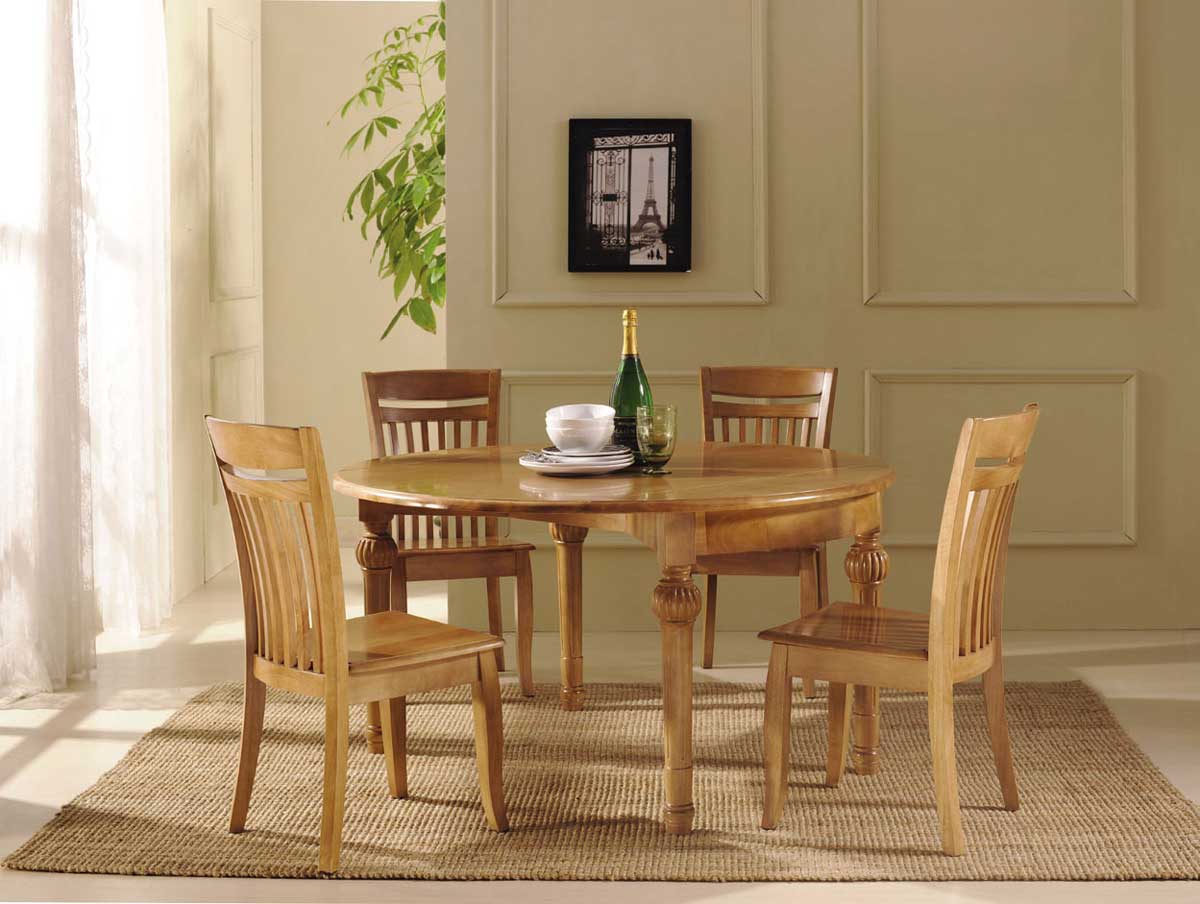 Dining Room Wooden Modish Dining Room Table Furniture Wooden Chairs Set Also Round Wooden Dining Room Table Together With Minimalism Fur Rug Flooring Dining Room Design Ideas Dining Room Wooden Stylish Of Dining Room Chairs