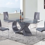 Gray Dining Set Monochromatic Gray Dining Room Interior Set With Glass Table Also Modern Chairs Near Fixed Glass Window Dining Room 10 Modern Dining Room Chairs That Inspire Your Design Creativity