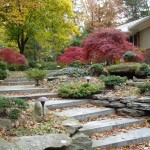 Stone And Red Mossy Stone And Grasses Feat Red Plants Plus Great Rock Garden Design Idea Garden  Awesome Gardens From Rock Garden Ideas 