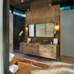 Wooden Ceiling Glass Natural Wooden Ceiling Mixed With Glass Shower Room In Winsome Rustic Bathroom Ideas Bathroom Traditional Wooden Made Furniture And Simple Fixtures Inside Rustic Bathroom Design