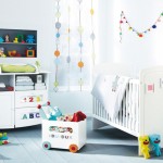 Grey Wall With Noticeable Grey Wall Niche Mixed With Curvy Garland In Attractive Modern Baby Nursery Kids Room Various Baby Nursery Furniture For Wonderful Baby Room