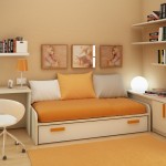 Bunk Bed For Orange Bunk Bed And Rug For Sweet Neutral Kids Bedroom Design With Teddy Bear Wall Paintings Bedroom Marvelous And Exciting Kids Bedroom Designs