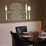Dining Room In Outstanding Dining Room Wall Decor In Restaurant Completed With Dark Brown Wooden Table With Dining Fixtures And Furnished With Black Chairs Dining Room Creative Dining Room Wall Decor And Design Ideas