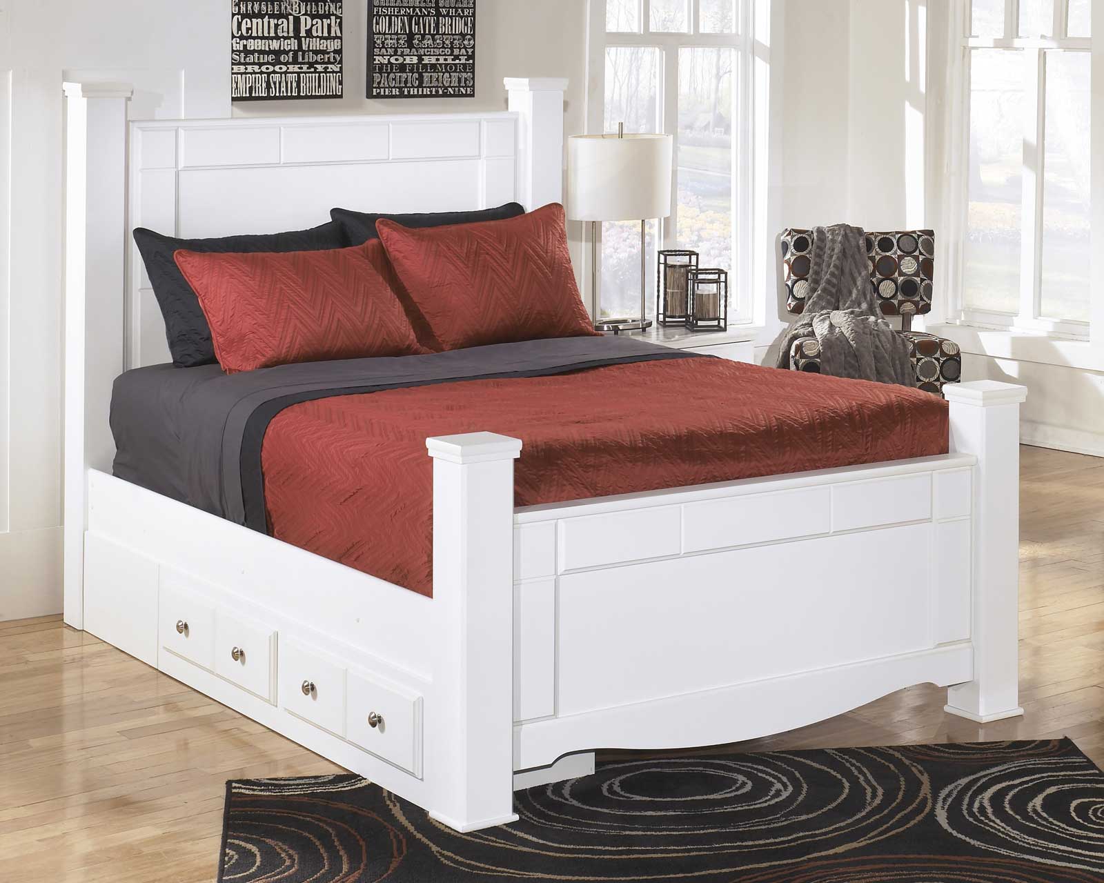White Red Bedroom Personable White Red Themed King Bedroom Sets With Under Bed Storage Design Ideas And Adorable Bed Linen Design Also Elegant White Bedroom Storage Ideas Plus Heavenly White Wall Paints Colors Bedroom Enhance The King Bedroom Sets: The Soft Vineyard-6