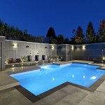 Design For Design Pool Design For Backyard Pool Design Ideas With Granite Floor Marble Side Walls And LED Lights On The Walls Backyard Appealing Backyard Pool Designs For Contemporary Residences