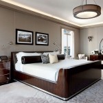 Adult Mens With Prepossessing Adult Men's Bedroom Ideas With Brown Bed Frame And Glossy Nightstand Furniture Bedroom Mens Bedroom Ideas With Strong “Masculine Taste”