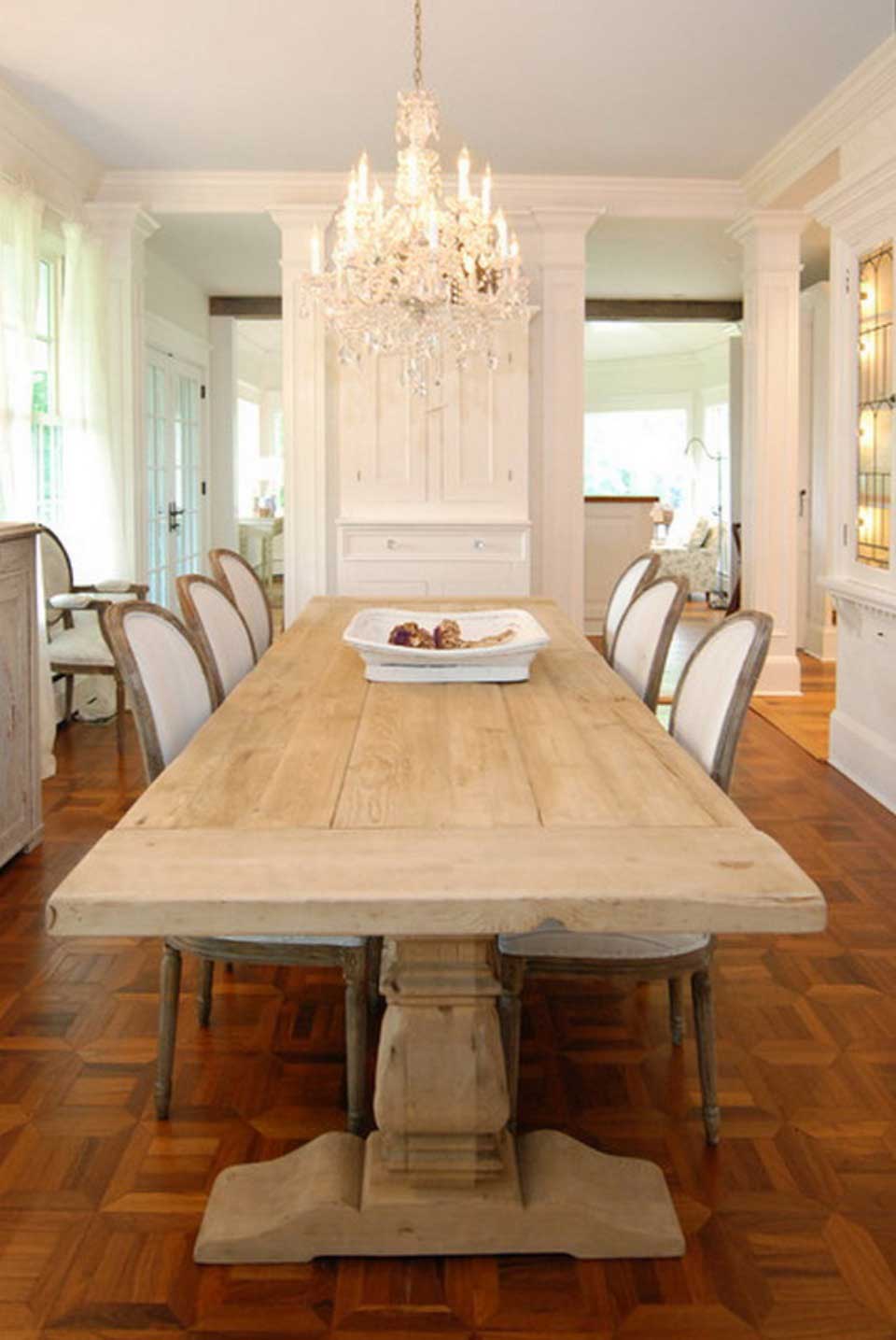 Dining Room Small Rustic Dining Room Ideas For Small House With Expanding Teak Wooden Dinner Table Design And Entrancing Beige White Chairs Idea Also Classy Dark Wooden Floor Design Dining Room The Best Simple Dining Room Ideas