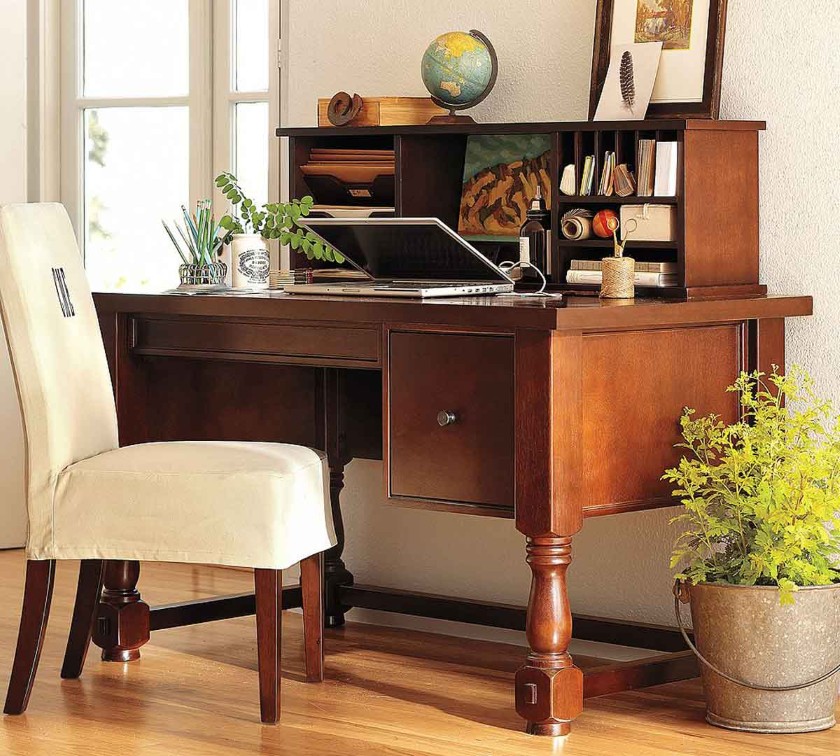 Office Decorating Bucket Rustic Office Decorating Idea With Bucket Container Plant Feat Unique Desk Design And White Upholstered Chair Office  Home Office Decorating Ideas Combining Casualness And Elegance 