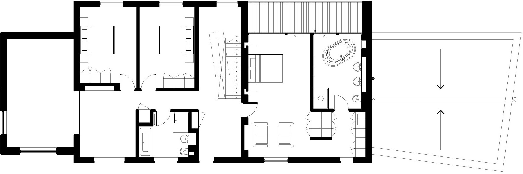 Floor Plan Meadowview Second Floor Plan Family Rustic Meadowview House Design Ideas By Platform 5 Architects Architecture Captivating Rustic Family Home Designed For A Retired Couple