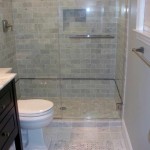 With Glass Or Shower With Glass Door Design Or Black Vanity Cabinets And Wall Mounted Towel Grab Bar Feat Lovely Bathroom Floor Tile Idea Bathroom  10 Beautiful Bathroom Starting From The Floor Tile Ideas 