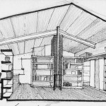 1 A In Sketch 1 A Reformed Home In A Barn Design Architecture Comfortable Countryside Home With Exposed Brick Walls And Wood Beams