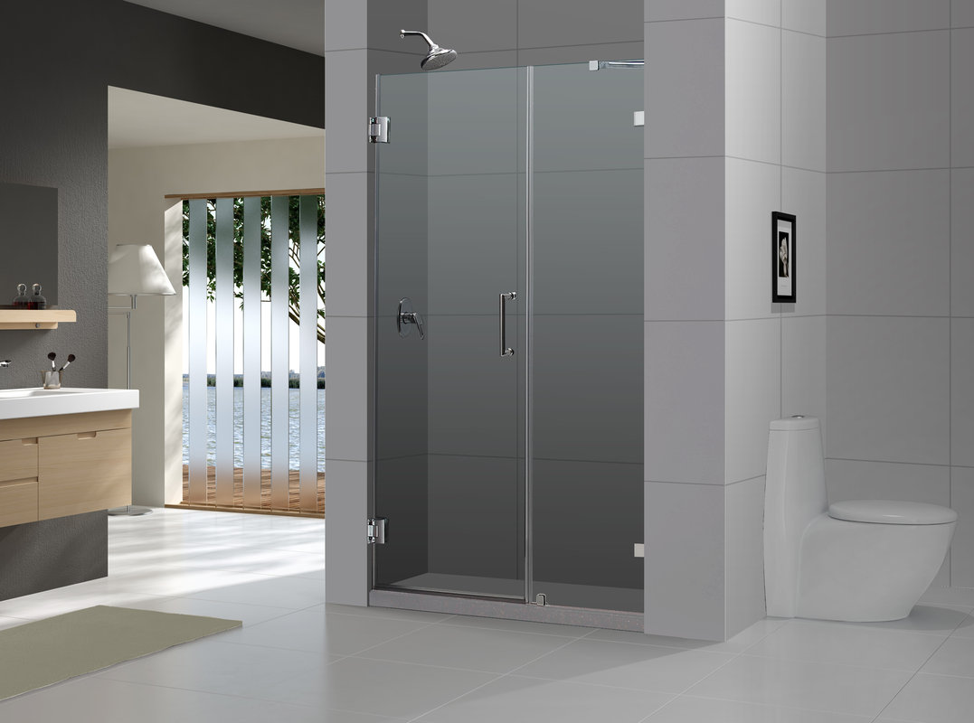 Frameless Shower On Sleek Frame Less Shower Doors Tying On Ceramics Wall Design At Modern House Ideas Bathroom Frameless Shower Doors And Pros-Cons You Must Know